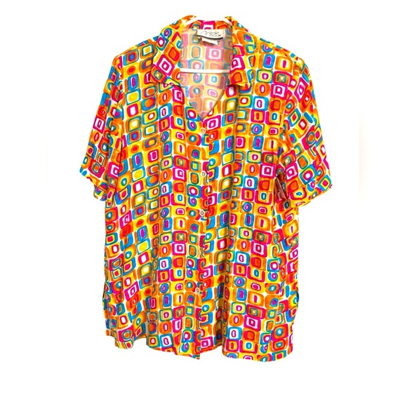 Antels Vintage Button Down Blouse, Colours, 4 Season, Versatile - Picture 1 of 11